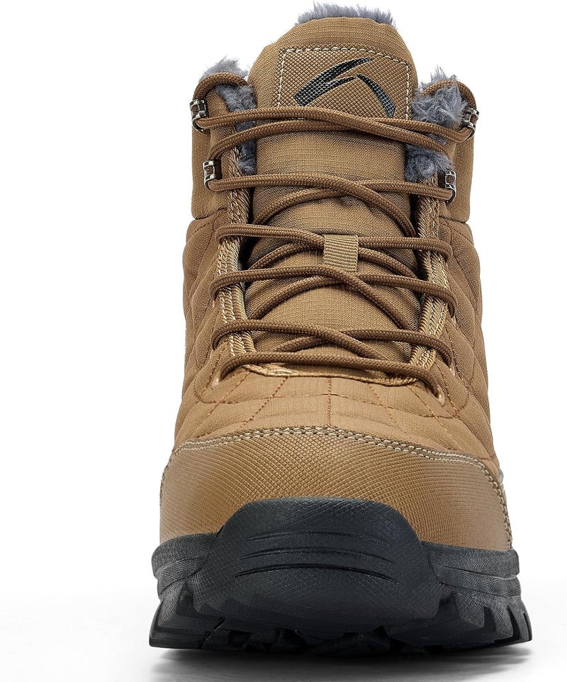 UPSOLO Men's Winter Warm Snow Work Boots - Image 3